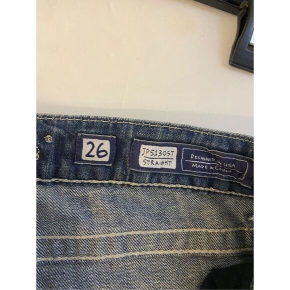 Miss Me blue denim jeans size 26 studs bling JP5130st - Picture 3 of 9
